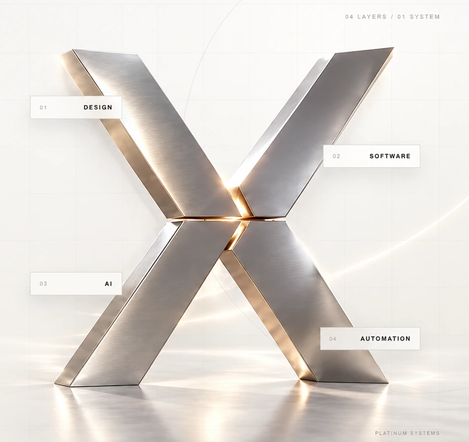 Metallisches EchelonX Symbol